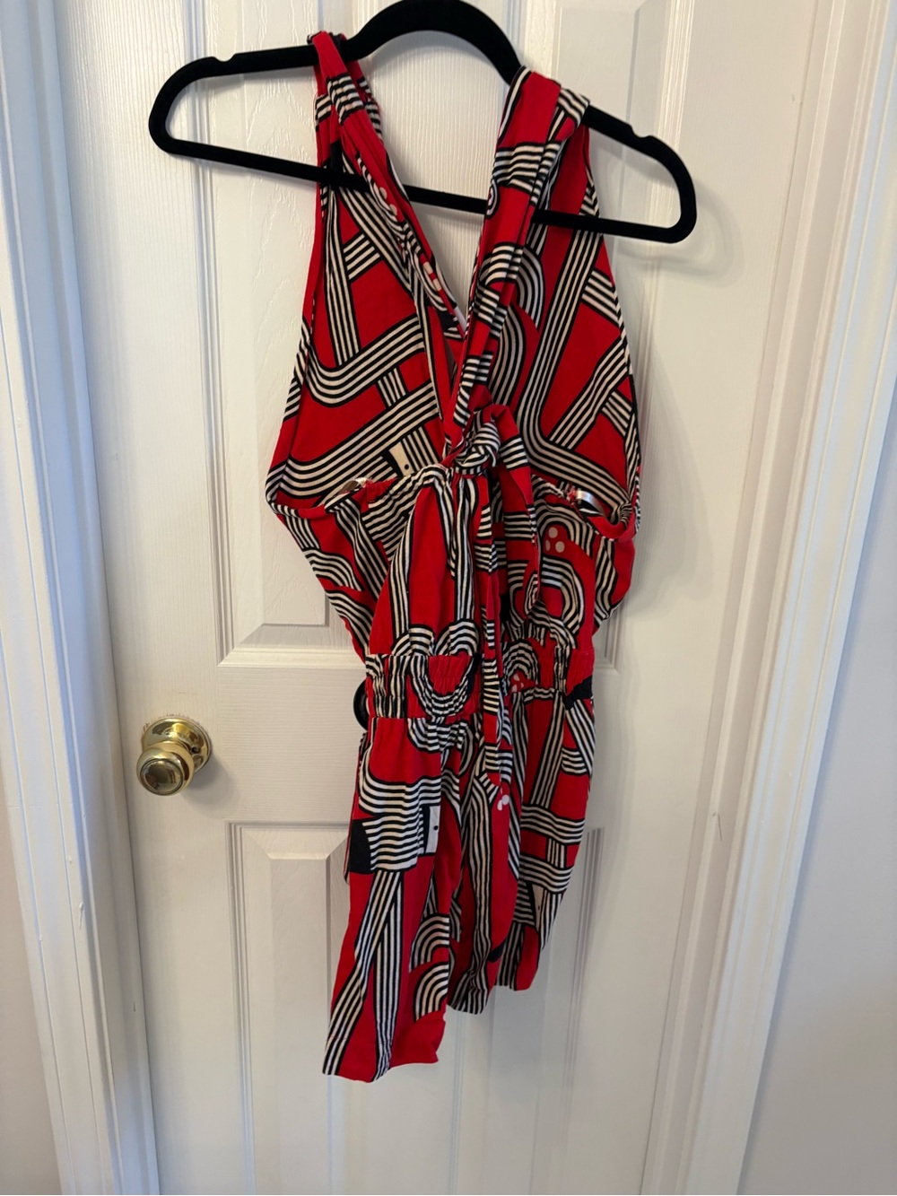 FARM Rio Logotuca Scarf Halter Romper - Picture 3 of 5